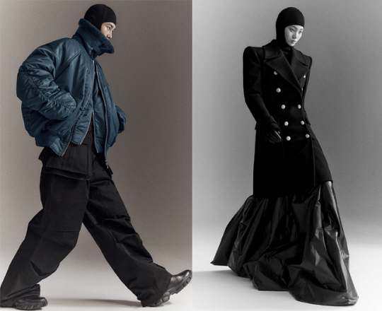 준지의 2021 가을겨울(F/W) 컬렉션 화보.  삼성물산 패션부문 제공