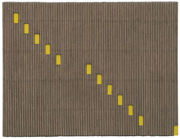 박서보, ‘묘법(描法) No.111020’, 2011.