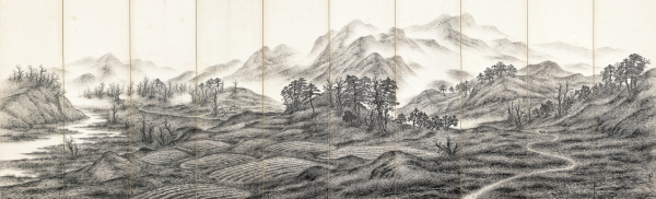 이상범, ‘귀로’.