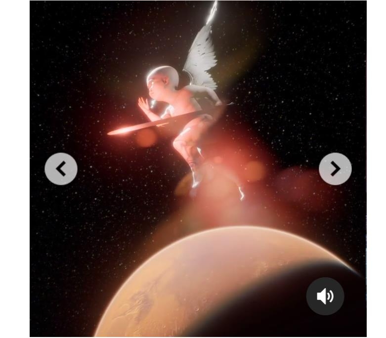 그라임스가 온라인 경매에 내놓은 디지털 그림 [NFT 거래소 ‘니프티 게이트웨이’ 인스타그램 캡처, 재판매 및 DB 금지]