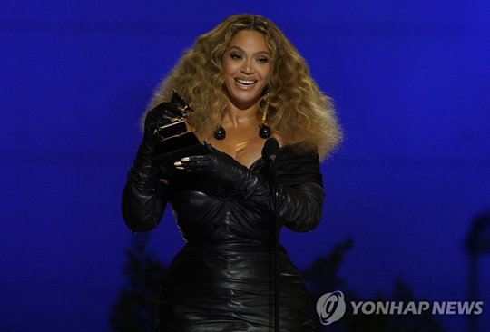 미국의 팝스타 비욘세 [AP=연합뉴스]