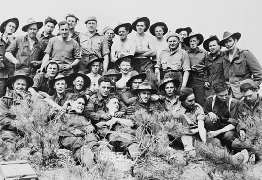 한국전에 참전한 호주 용사들. 시드니 한국문화원 제공