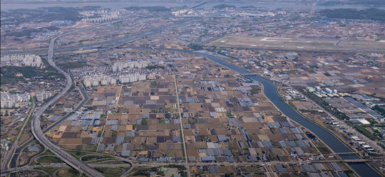 오는 7월 주택 사전청약에 들어가는 인천 계양신도시 예정지역 전경. 한국토지주택공사(LH)는 계양과 경기 하남교산신도시의 토지 보상 등이 순조롭게 진행돼 3기 신도시 사전청약 작업이 차질없이 이뤄질 것이라고 밝혔다.  한국토지주택공사 제공