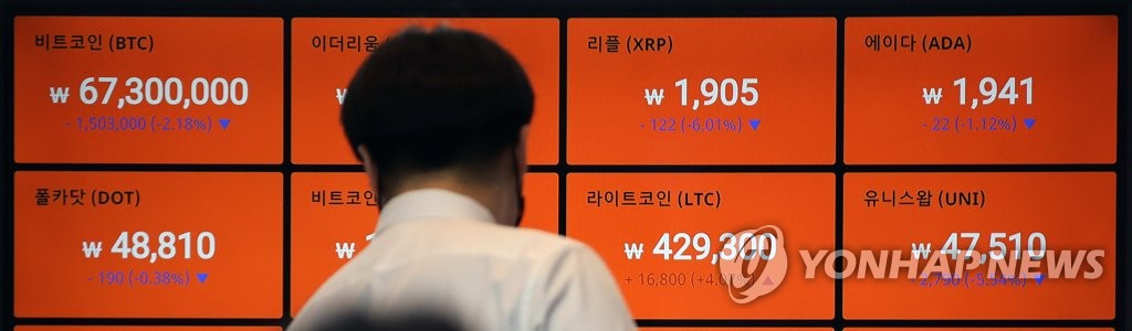 비트코인 시세[연합뉴스 자료사진]