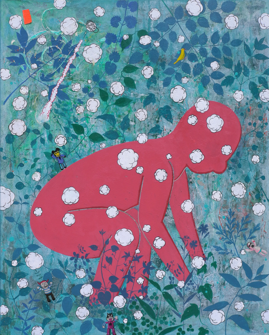 김태헌, 고사관초도4, 72×91㎝, 캔버스에 아크릴, 2020 (갤러리 담 전시작)