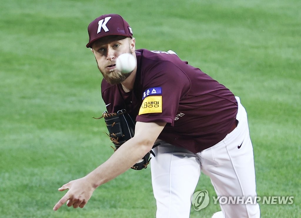 키움 히어로즈 왼손 선발 요키시[연합뉴스 자료사진]