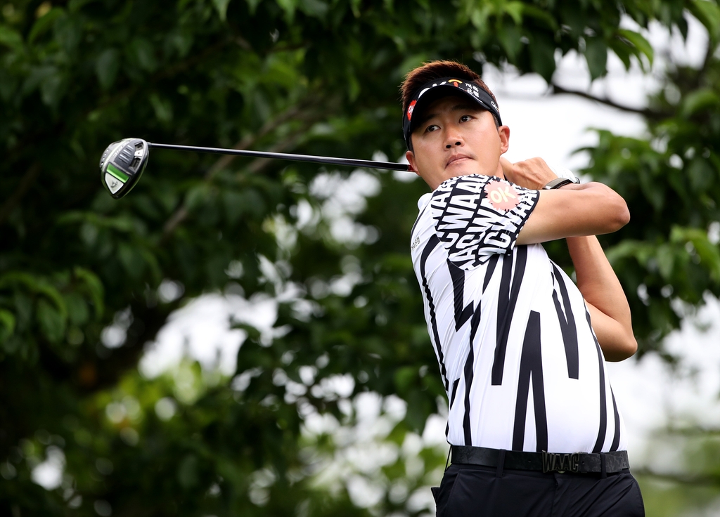 이태희의 드라이버 티샷.[KPGA 제공. 재판매 및 DB 금지]