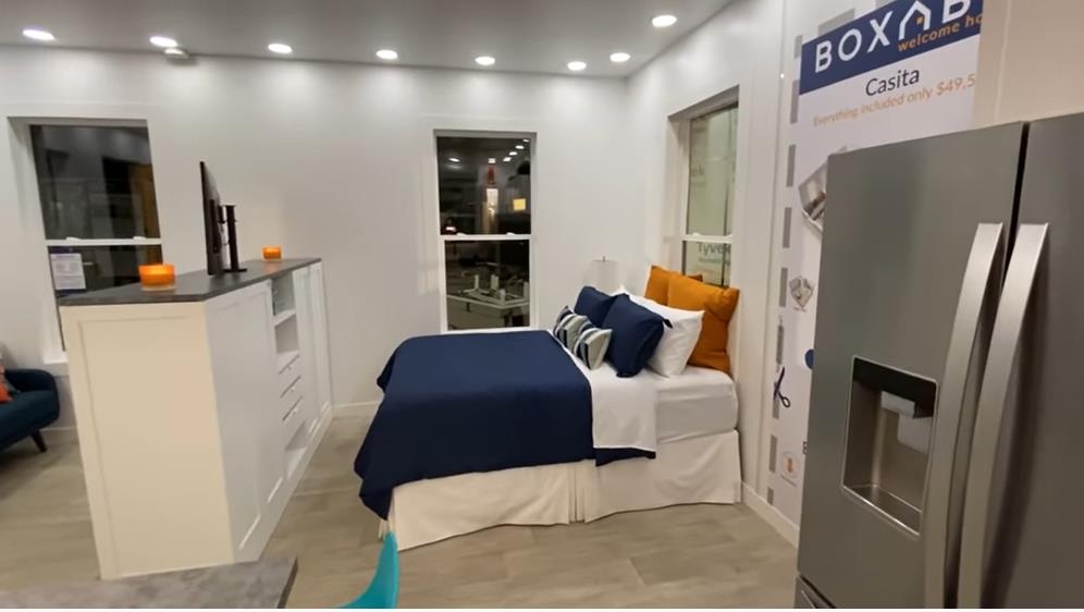 미국 스타트업 박서블이 만든 조립식 주택 내부[박서블 유튜브 동영상 캡처, 재판매 및 DB 금지]