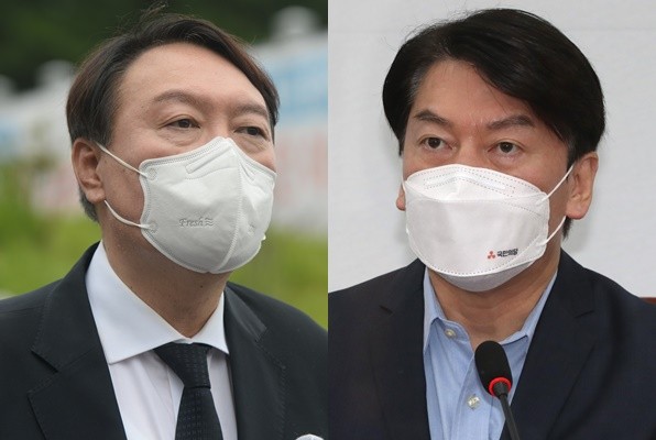 윤석열 - 안철수 [연합뉴스 자료사진]