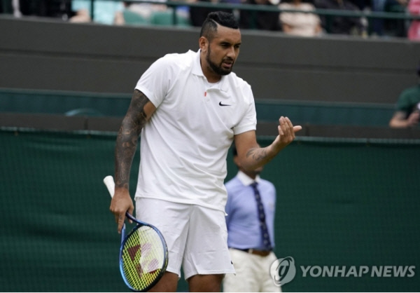 호주의 닉 키리오스. AP연합뉴스