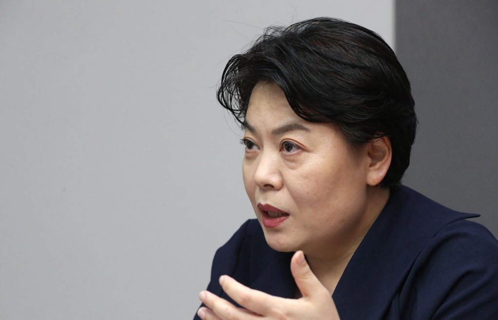 (서울=연합뉴스) 국민의힘 대권주자인 윤희숙 의원이 최근 국회 의원회관 사무실에서 연합뉴스와 인터뷰하고 있다. 2021.7.11