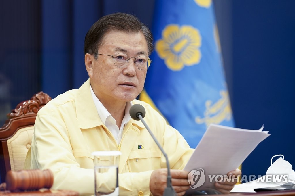 발언하는 문 대통령[청와대 제공. 재판매 및 DB 금지]