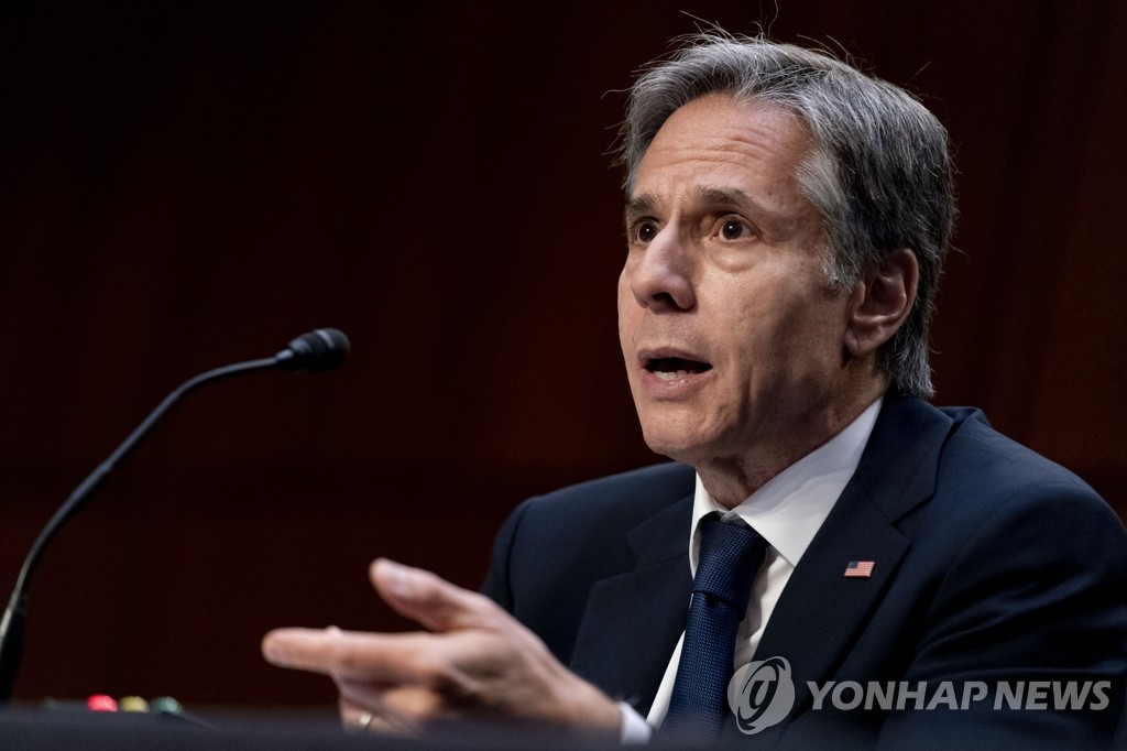 토니 블링컨 미 국무장관.[워싱턴 AP=연합뉴스]