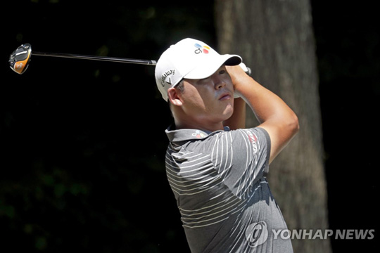 김시우의 3라운드 경기 모습 [AP=연합뉴스]