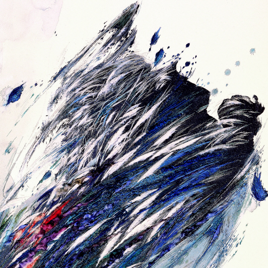 장영란, 자연의 숨결, 100×100㎝, 목양공예상 수상작, 2018