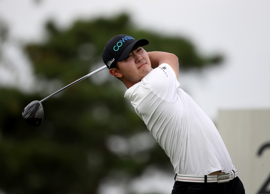 고군택의 3라운드 2번 홀 티샷[KPGA 제공. 재판매 및 DB 금지]