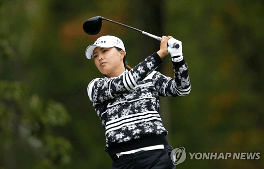 고진영의 최종 라운드 경기 모습 [AP=연합뉴스]