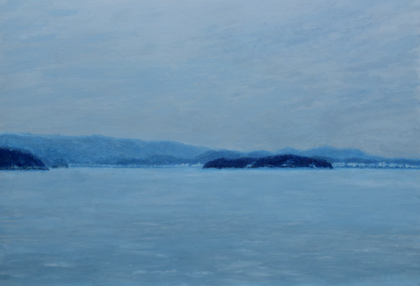 새벽-22160(Day Break-22160) Oil on Canvas,(112.1x162.2cm) 2021년.