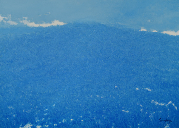 새벽-21223(Day Break-21223) Oil on Canvas,(65.1x90.3cm) 2021년.