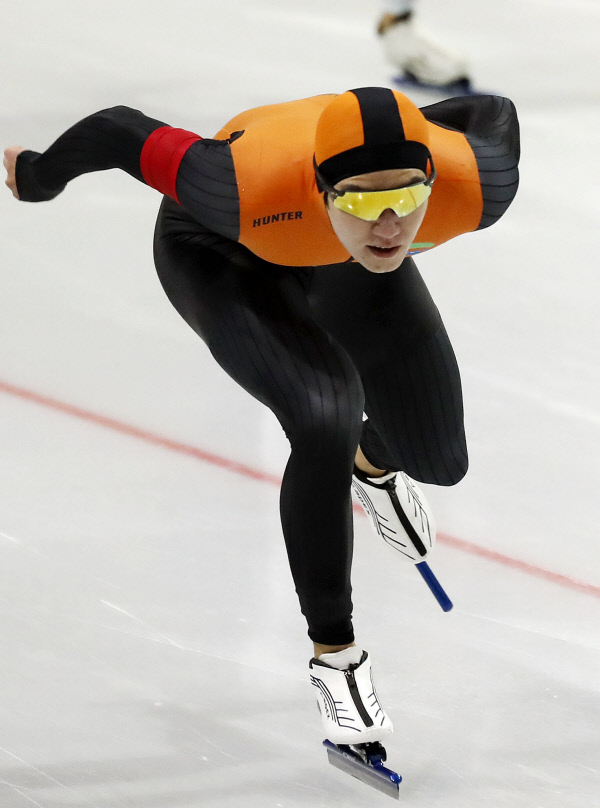 스피드스케이팅 국가대표 차민규.  뉴시스
