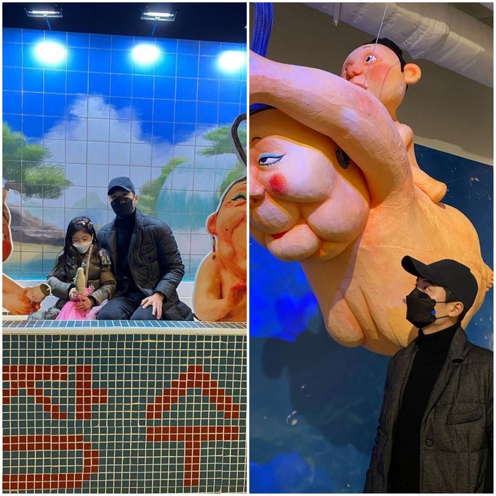 [서울=뉴시스] 한혜진♥기성용 딸 시온 양, 독보적 미모·피지컬 자랑했다...“엄마 아빠 좋은 점 다 물려받았네~” 2022.01.03 (사진=한혜진 sns 제공) *재판매 및 DB 금지