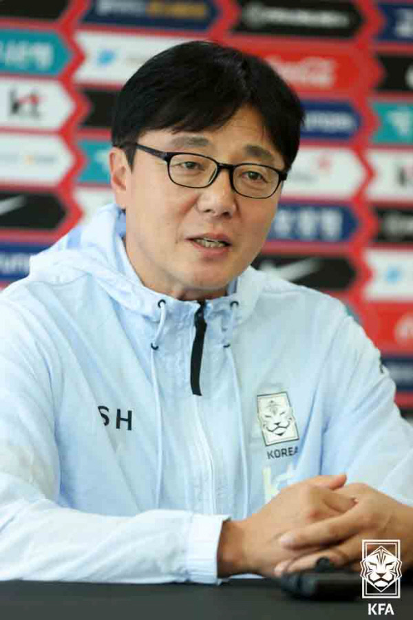 황선홍 23세 이하 축구대표팀 감독. 대한축구협회 제공
