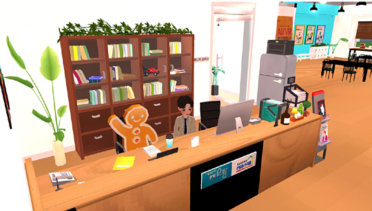 관악구가 메타버스에 구축한 청년문화공간 ‘신림동 쓰리룸’.