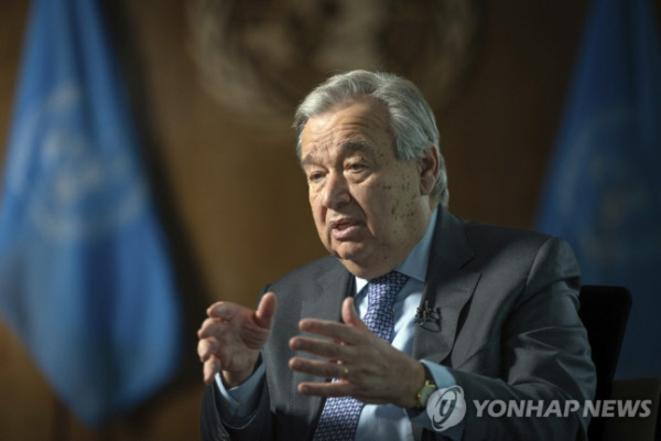 안토니우 구테흐스 유엔 사무총장 AP 연합뉴스