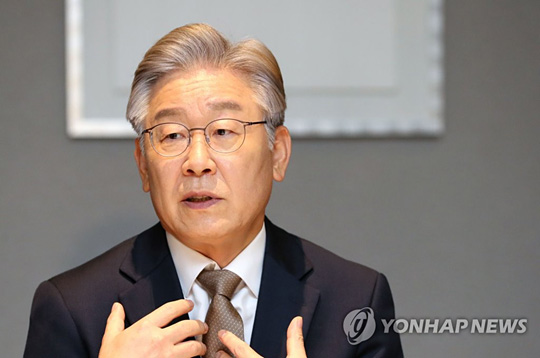 더불어민주당 이재명 대선후보 [연합뉴스 자료사진]