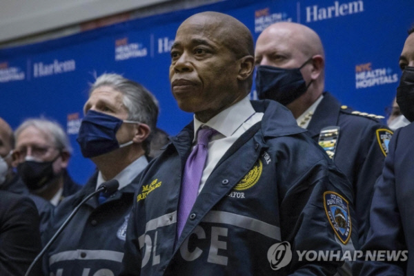 에릭 애덤스 뉴욕시장. AP 연합뉴스