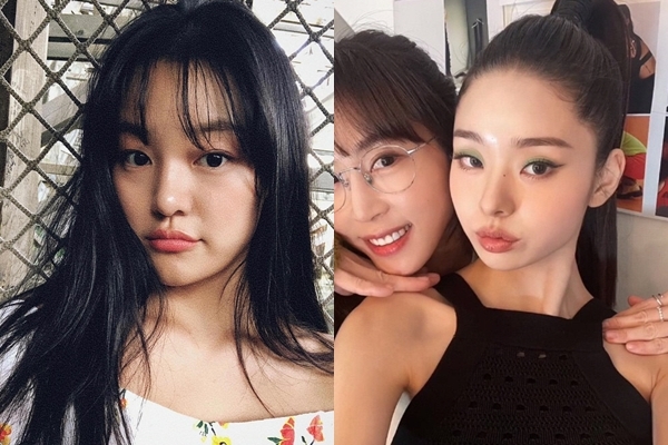 최석영(왼쪽), 강예원·송지아