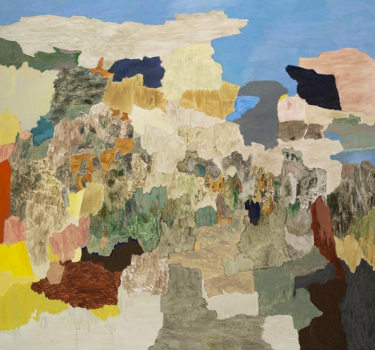 안드레아스 에릭슨의 ‘해안선 #1’, 280×300㎝. 학고재 제공