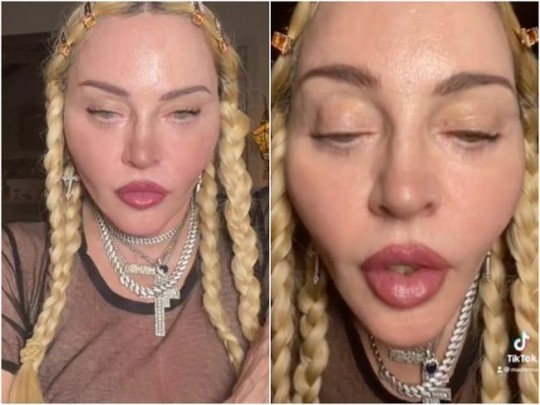 [서울=뉴시스] 마돈나 2021.04.05(사진=마돈나 틱톡) *재판매 및 DB 금지