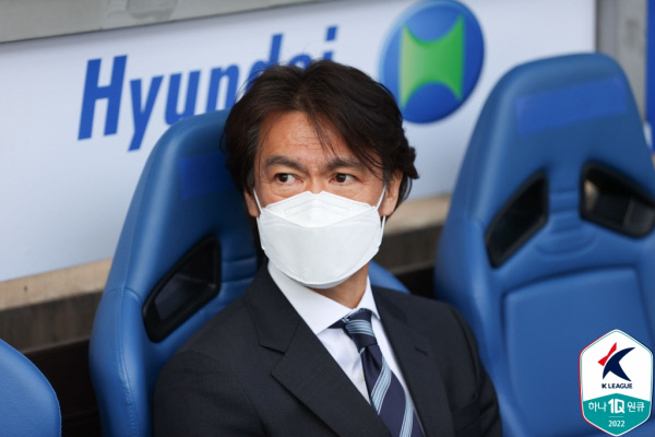 울산 현대의 홍명보 감독.  한국프로축구연맹 제공