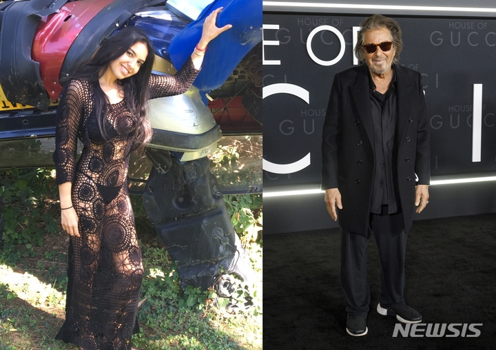 [서울=뉴시스]누어 알팔라, 알 파치노. 2022.04.14. (사진=누어 알팔라 트위터 캡처, AP 제공)