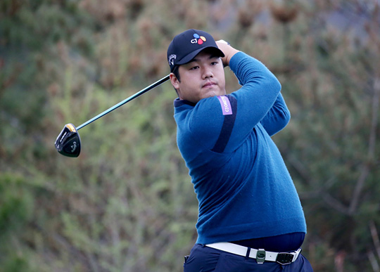 정찬민의 드라이버 티샷. [KPGA 제공. 재판매 및 DB 금지]