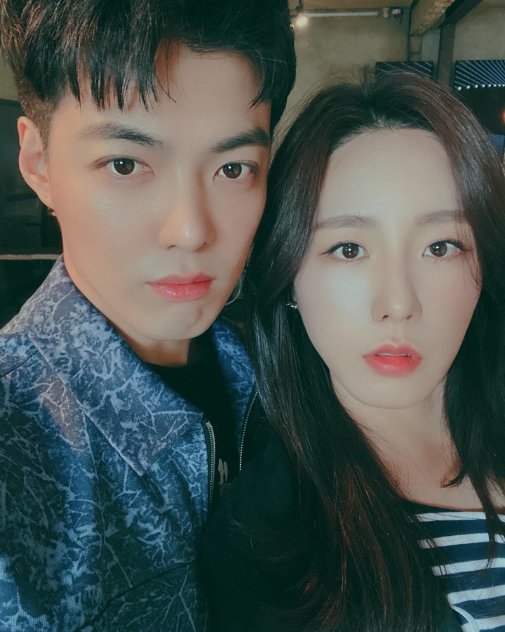 [서울=뉴시스] 강남·이상화. 2022.04.18.(사진=인스타그램 캡처)