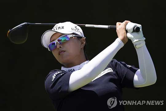 고진영의 3라운드 경기 모습 [AP=연합뉴스]