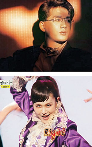 베토벤의 가곡을 활용한 신승훈의 ‘보이지 않는 사랑’(위)과 ‘엘리제를 위하여’의 주 멜로디를 차용한 아이비의 ‘유혹의 소나타’.