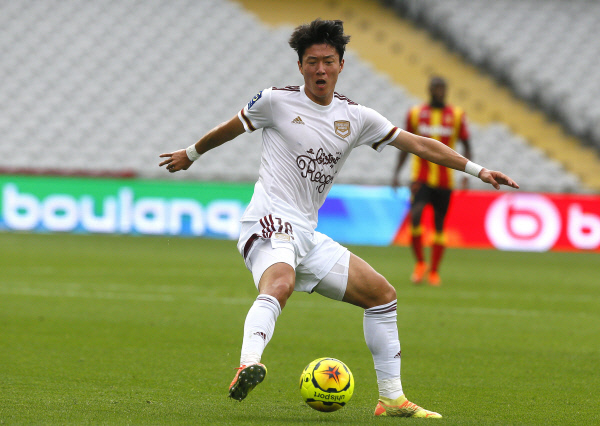 지롱댕 드 보르도의 황의조.  AP뉴시스