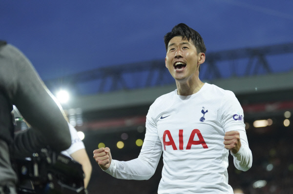 토트넘 홋스퍼의 손흥민.  AP뉴시스