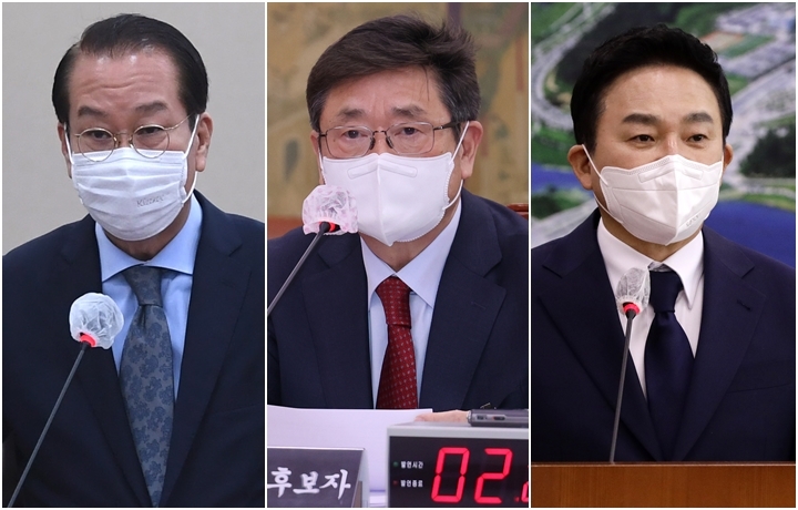 (왼쪽부터) 권영세·박보균·원희룡 [연합뉴스 자료사진]