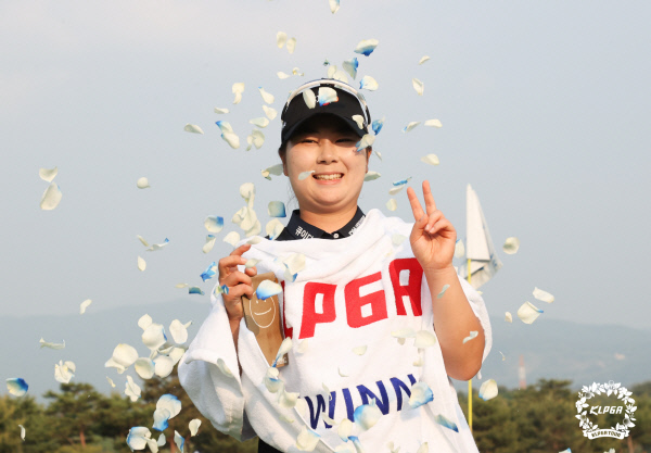 2022 두산 매치플레이 챔피언십에서 우승을 차지한 홍정민.  KLPGA 제공