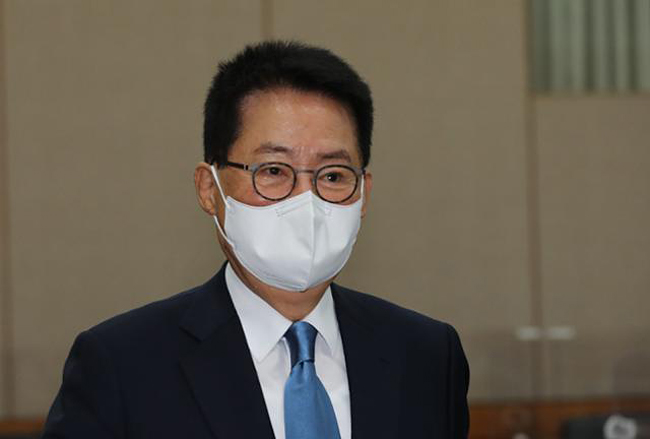 박지원 전 국정원장. 뉴시스