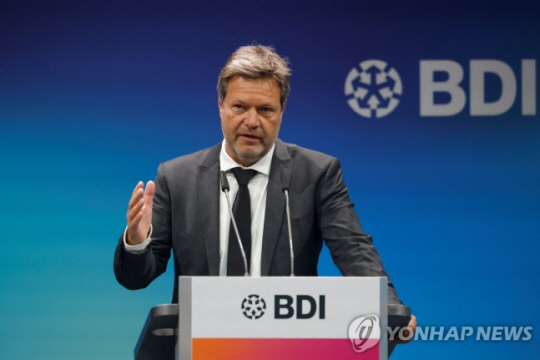 로베르트 하베크 독일 부총리. 로이터 연합뉴스