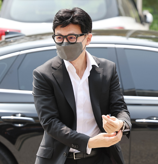 한동훈 법무부 장관이 22일 오후 정책현장 방문 일정으로 경기 안양소년원을 방문하고 있다. 연합뉴스