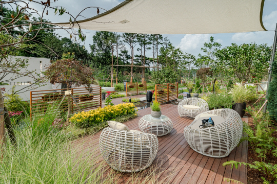 한국토지주택공사(LH)는 경기 평택 고덕국제화지구 내에 조성한 공공정원 ‘평택고덕 공공정원’모습. LH 제공
