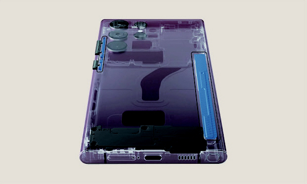 갤럭시 S22 시리즈 부품에는 친환경 소재인 폐어망 재활용 플라스틱이 사용된다.