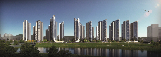 롯데건설이 최근 수주한 서울 동대문구 이문4 재정비촉진구역 재개발사업 조감도. 롯데건설 제공