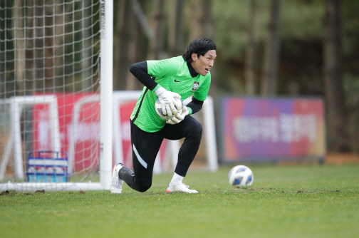 축구대표팀 골키퍼 김승규. 대한축구협회 제공